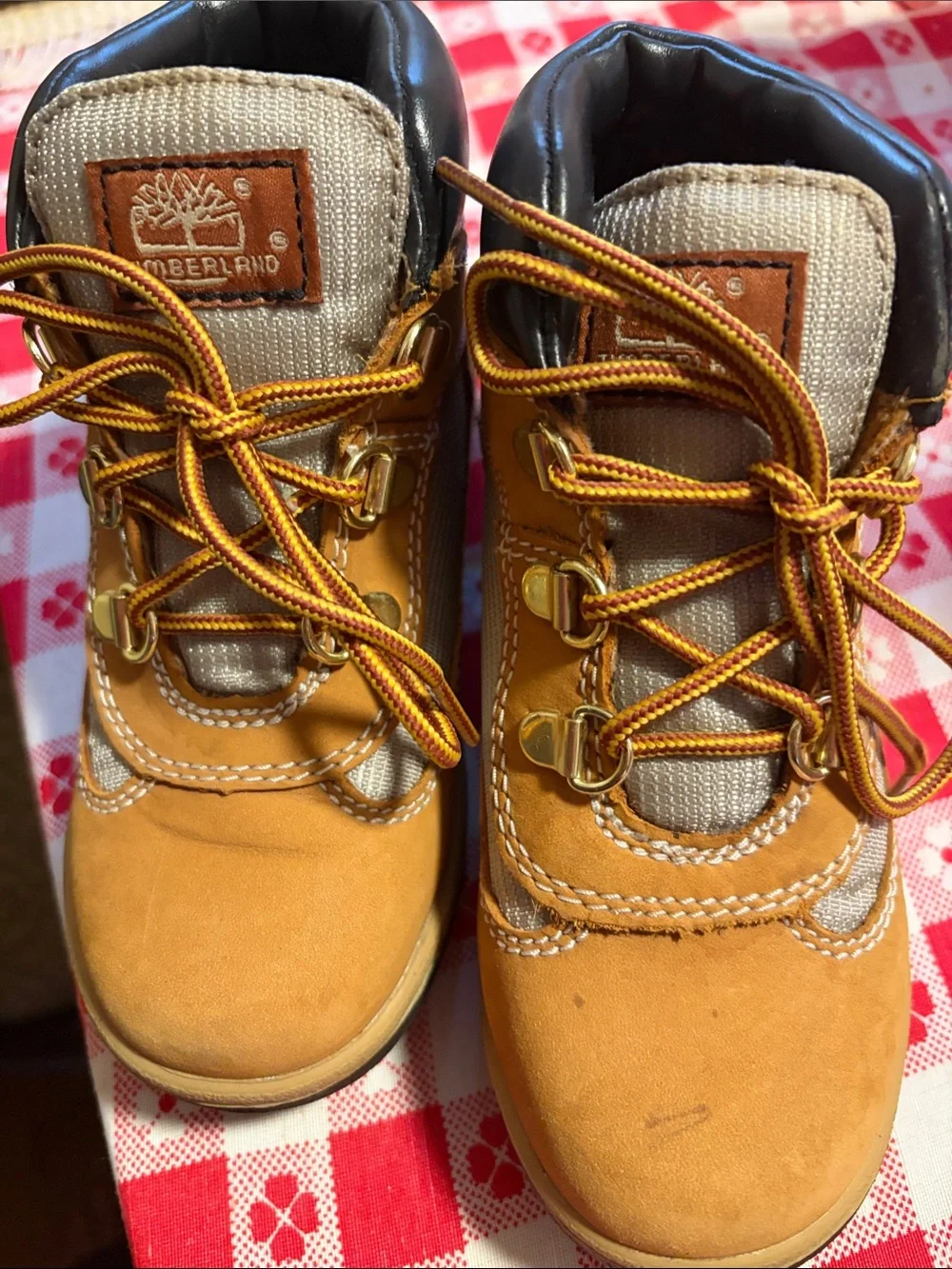 Timberland Kids Tan & Brown Lace-Up Outdoor Boots